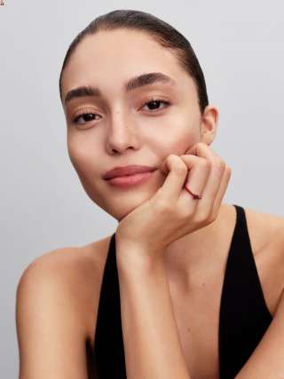 Inel inimă Chakra roșie 