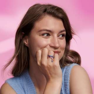 Inel violet superb Pandora ME