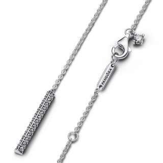 Colier Pandora Timeless cu prismă pavé
