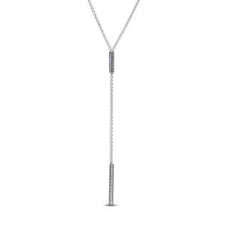 Colier Pandora Timeless cu prismă pavé