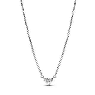 Ожерелье-колье «Тройное каменное сердце» 