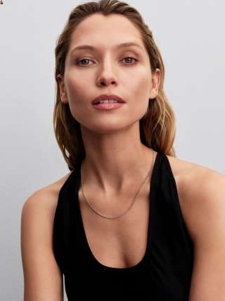 Colier cu lanț tip biluțe 