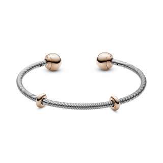 Brățară fixă deschisă cu lanț clasic Pandora Moments