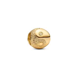 Mini talisman Yin și Yang texturat