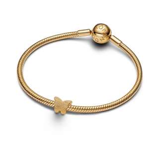 Mini talisman cu fluture texturat