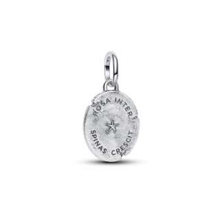 Talisman de tip medalion cu trandafir