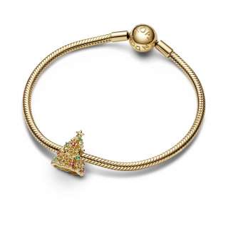 Talisman cu pom de Crăciun strălucitor