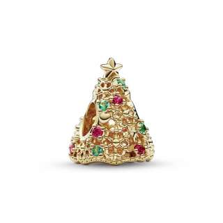 Talisman cu pom de Crăciun strălucitor