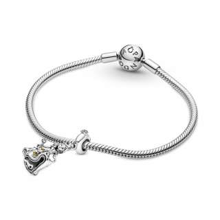 Talisman de tip pandantiv Frumoasa dansând din „Frumoasa și bestia” de la Disney