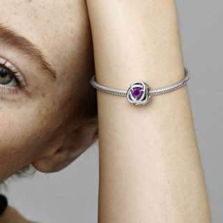 Talisman cu cerc al eternității violet