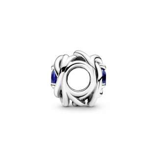 Talisman cu cerc al eternității albastru
