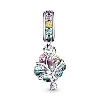 Talisman de tip pandantiv din sticlă de Murano cu arbore al comuniunii