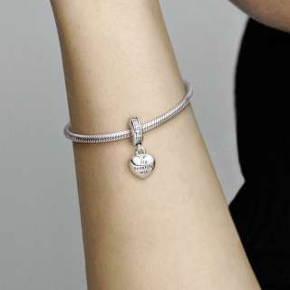 Pandantiv Frumoasa mea soţie din argint 925 cu zirconiu cubic