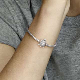 Talisman Broască ţestoasă din argint 925, cu zirconiu cubic