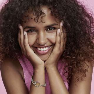 Conector rotund de stil Pandora ME cu efect de tip tie-dye