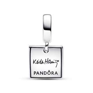 Talisman de tip pandantiv dublu cu inimă aflată în mers Keith Haring™ x Pandora
