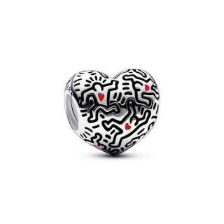 Шарм «Люди» в штриховой графике Keith Haring™ x Pandora 
