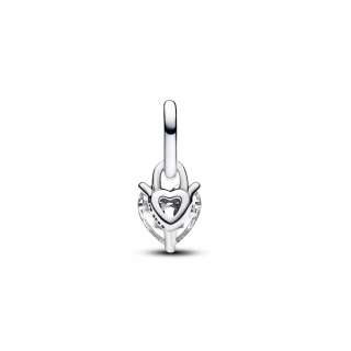 Mini talisman de tip pandantiv Inimioară cu fantă pentru cheie Pandora ME