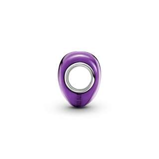 Talisman Inimă Violet Metalic 