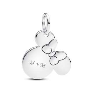 Talisman de tip pandantiv inscripționabil cu Minnie Mouse de la Disney