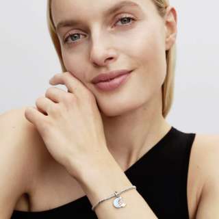 Двойной шарм-подвеска «Полумесяц» 