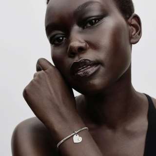 Подвеска-сердце для гравировки с белым камнем — Июнь 