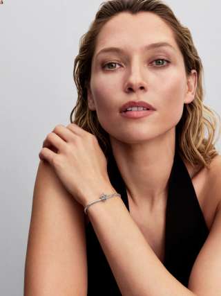 Talisman cu inimă cu lacăt cu structură dantelată 