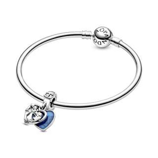 Talisman tip pandantiv Disney Doamna și vagabondul, în formă de inimă
