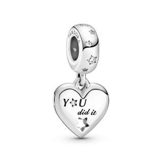 Talisman pandantiv „Felicitări” Stele și inimă
