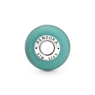 Talisman din sticlă de Murano verde mat