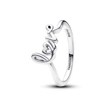 Перстень с рукописным словом «Любовь» 