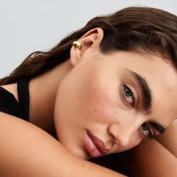 Cercel ondulat ear cuff 