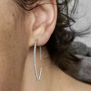 Серьги «Искрящиеся линии» 