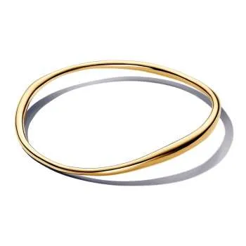 Brățară bangle în formă organică 