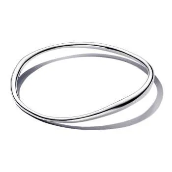 Brățară bangle în formă organică 