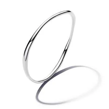 Brățară bangle în formă organică 