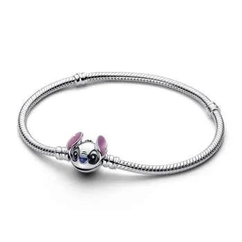 Brățară cu lanț cu textură de șarpe Disney Stitch 