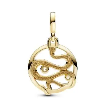 Медальон «Змея с рavé» Pandora ME 