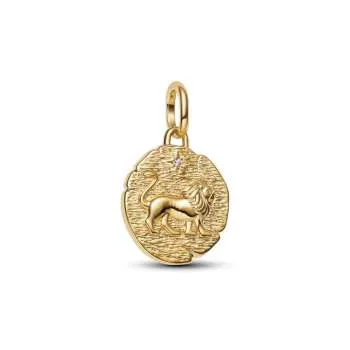 Talisman de tip medalion cu leu 