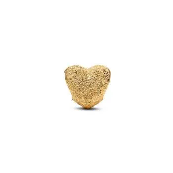Mini talisman cu inimă texturată 