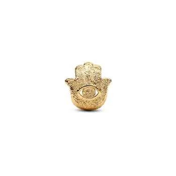 Mini talisman cu mâna Hamsa texturată 