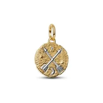Talisman de tip medalion cu săgeți încrucișate 