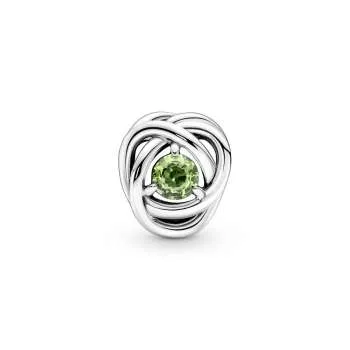 Talisman cu cerc Eternitate în nuanța verde crud 