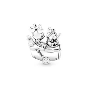 Talisman cu avion cu Mickey Mouse și Minnie Mouse de la Disney 