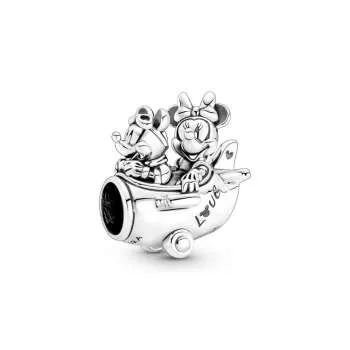 Talisman cu avion cu Mickey Mouse și Minnie Mouse de la Disney 