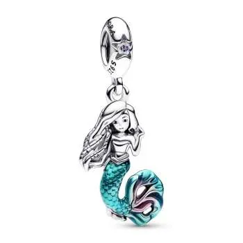 Talisman de tip pandantiv Ariel Mica sirenă de la Disney 