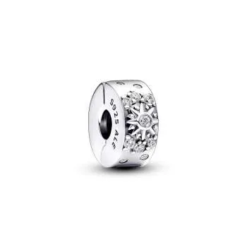 Talisman Clip Soare Strălucitor & Lună în Semilună 