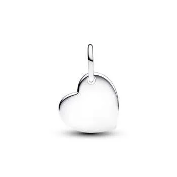 Подвеска-сердце для гравировки с красным камнем — Июль 