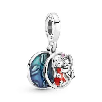 Talisman de tip pandantiv Familie cu Lilo & Stitch de la Disney 