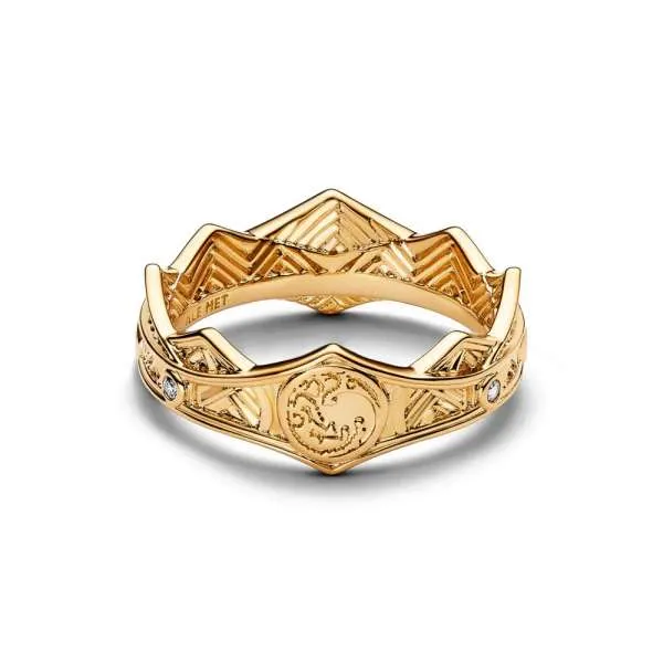 Кольцо «Игра престолов» с короной Дома Дракона 